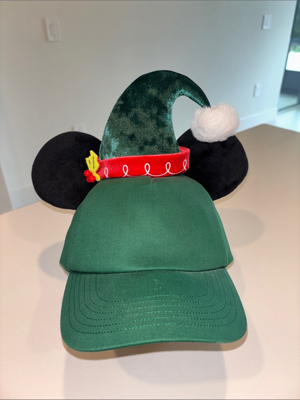 Disney Parks Mickey Ears Christmas Hat